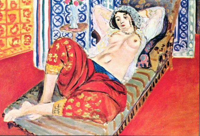 Henri Matisse Odalisque with Red Cullottes (1921)