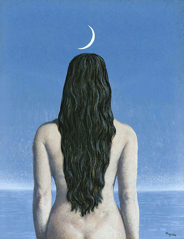 René Magritte La Robe du Soir (1955)